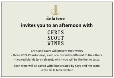 An Afternoon with Chris Scott Wines - July 12th 2026
